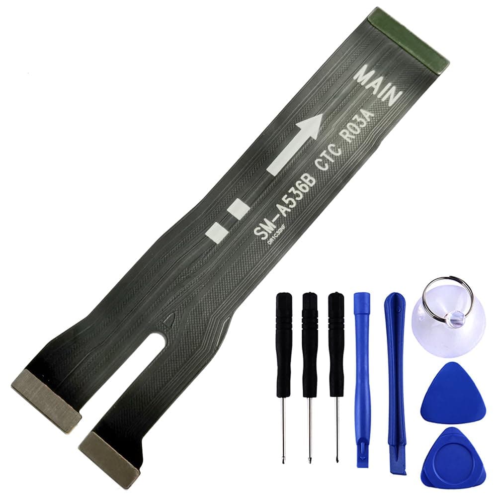 Galaxy A53 5G A536 Main Board Connector CTC Flex Cable A536U LCD Connnector Flex Cable Module Replacement to Motherboard Connector Ribbon for Samsung Galaxy A53 5G A536B Main Flex Repair Part