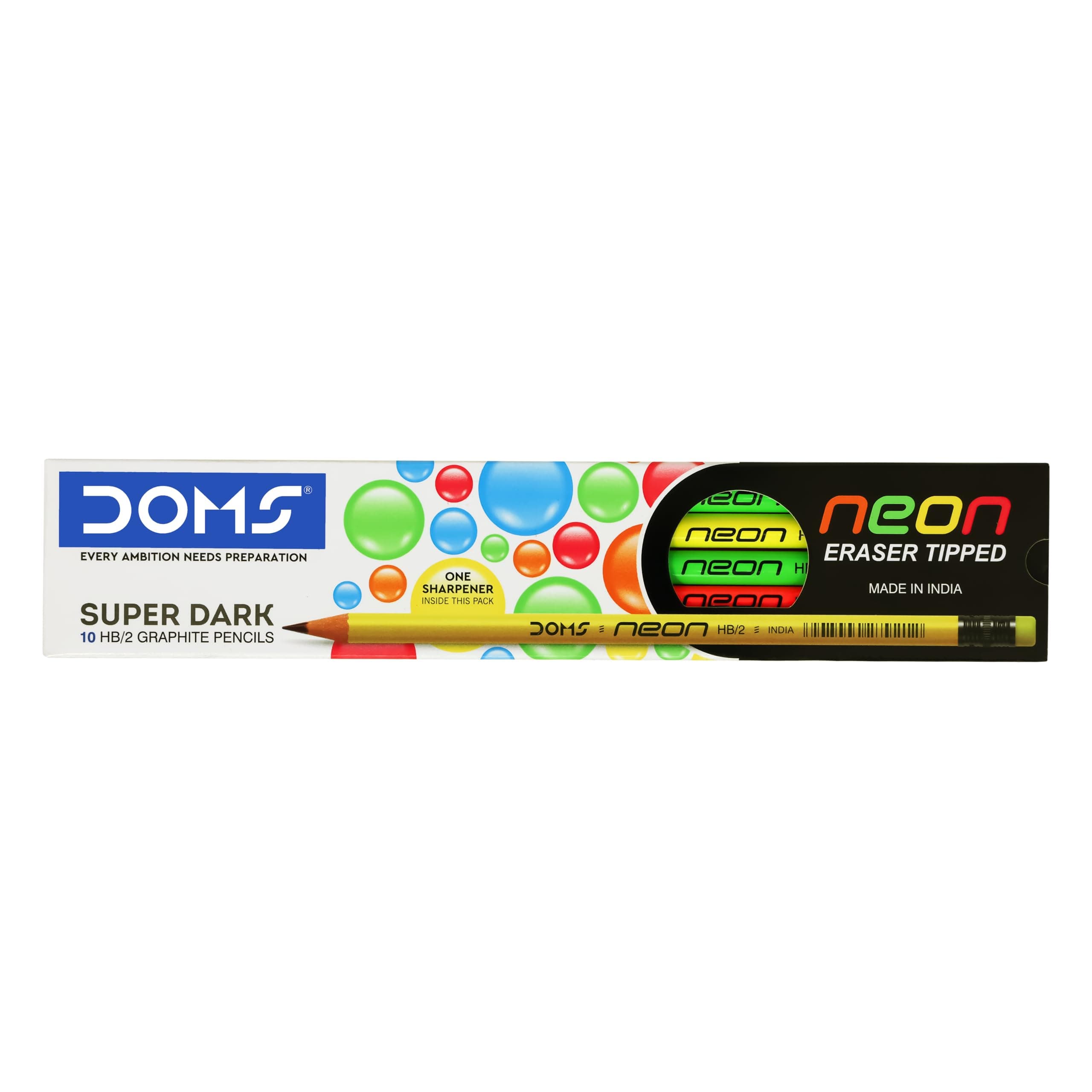 DOMS Neon Pencil Nrt 10 Pcs