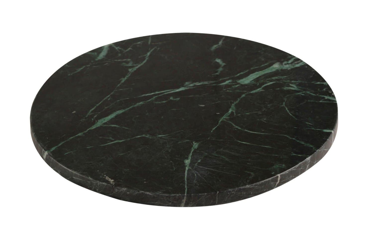 Marble OR SLATE Round Serving Plate Diameter 22 cm Green