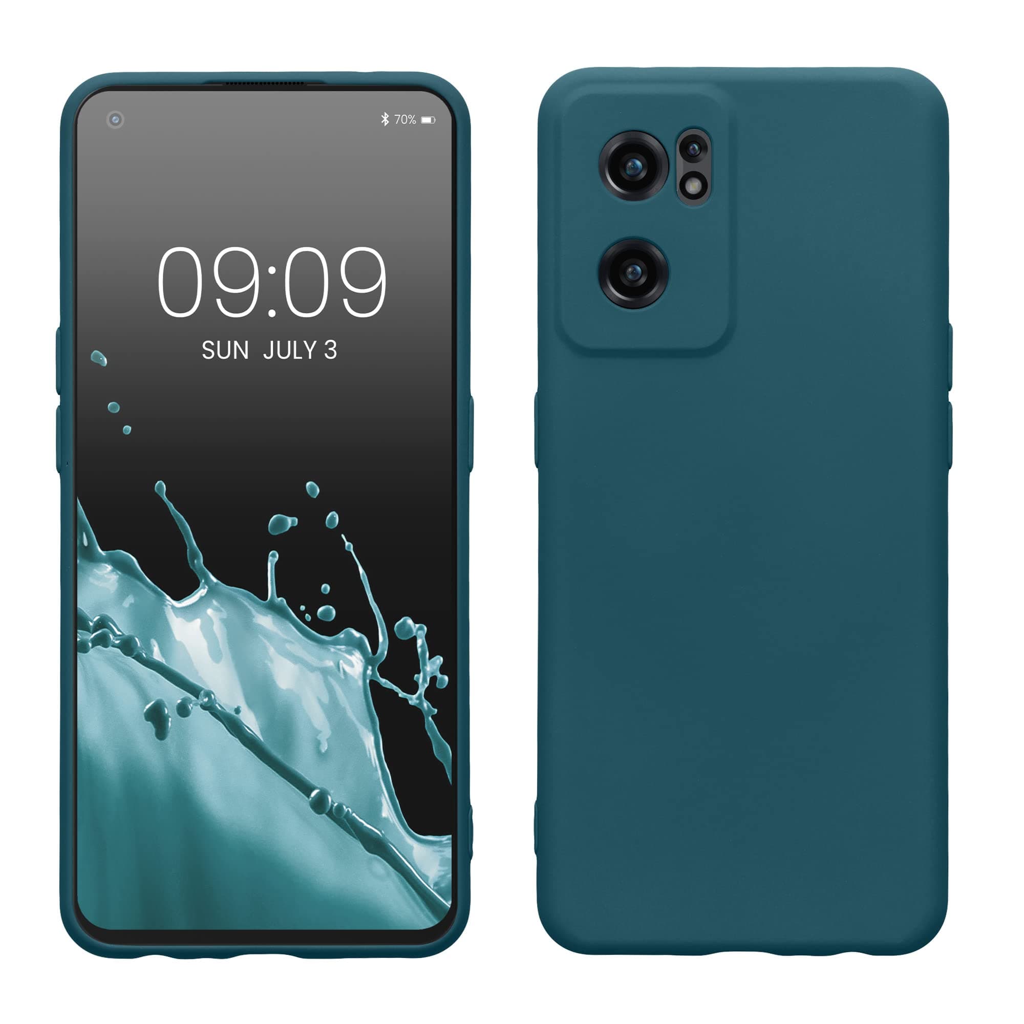 Case Compatible with OnePlus Nord CE 2 5G Case - Protective Slim TPU Cover with Soft Matte Finish - Teal Matte