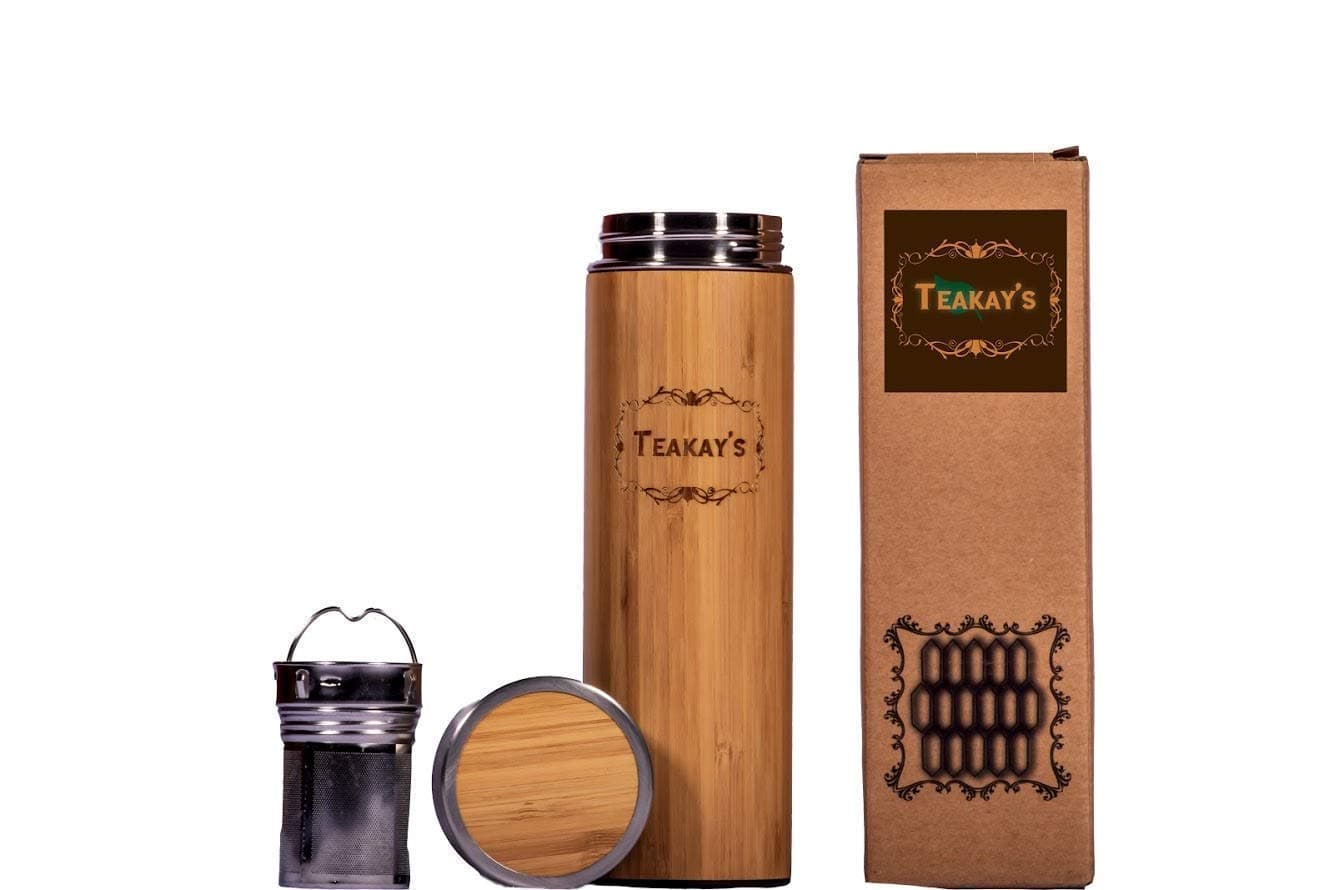 bamboo tumbler with tea infuser