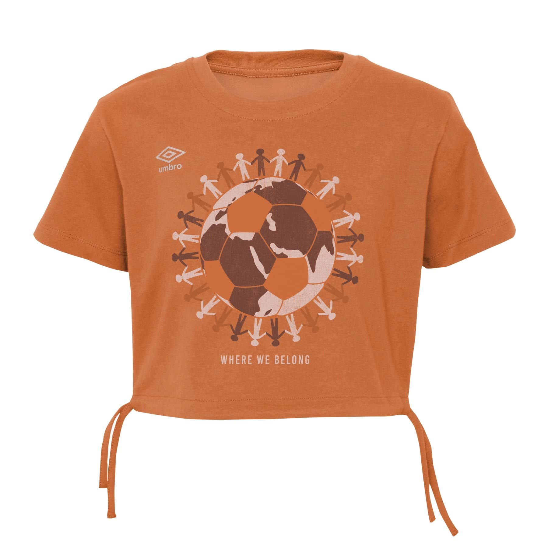 Umbro Girls Cinched Bottom Tee