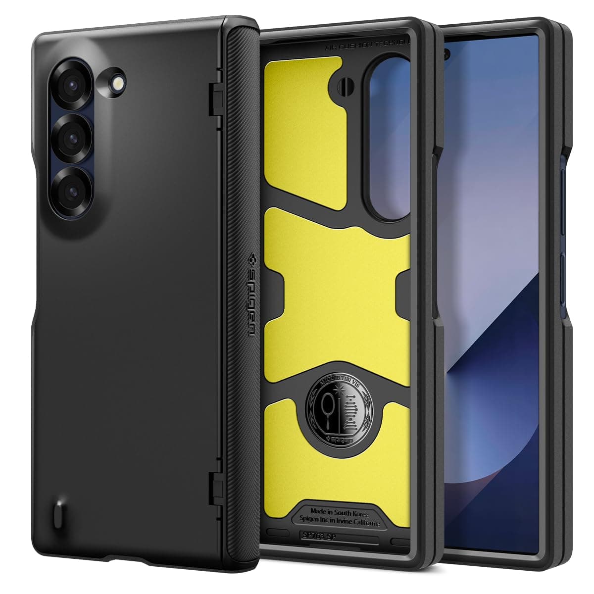 Spigen for Galaxy Z Fold 6 Case, Slim Armor Pro (2024) [Hinge Protection] - Black
