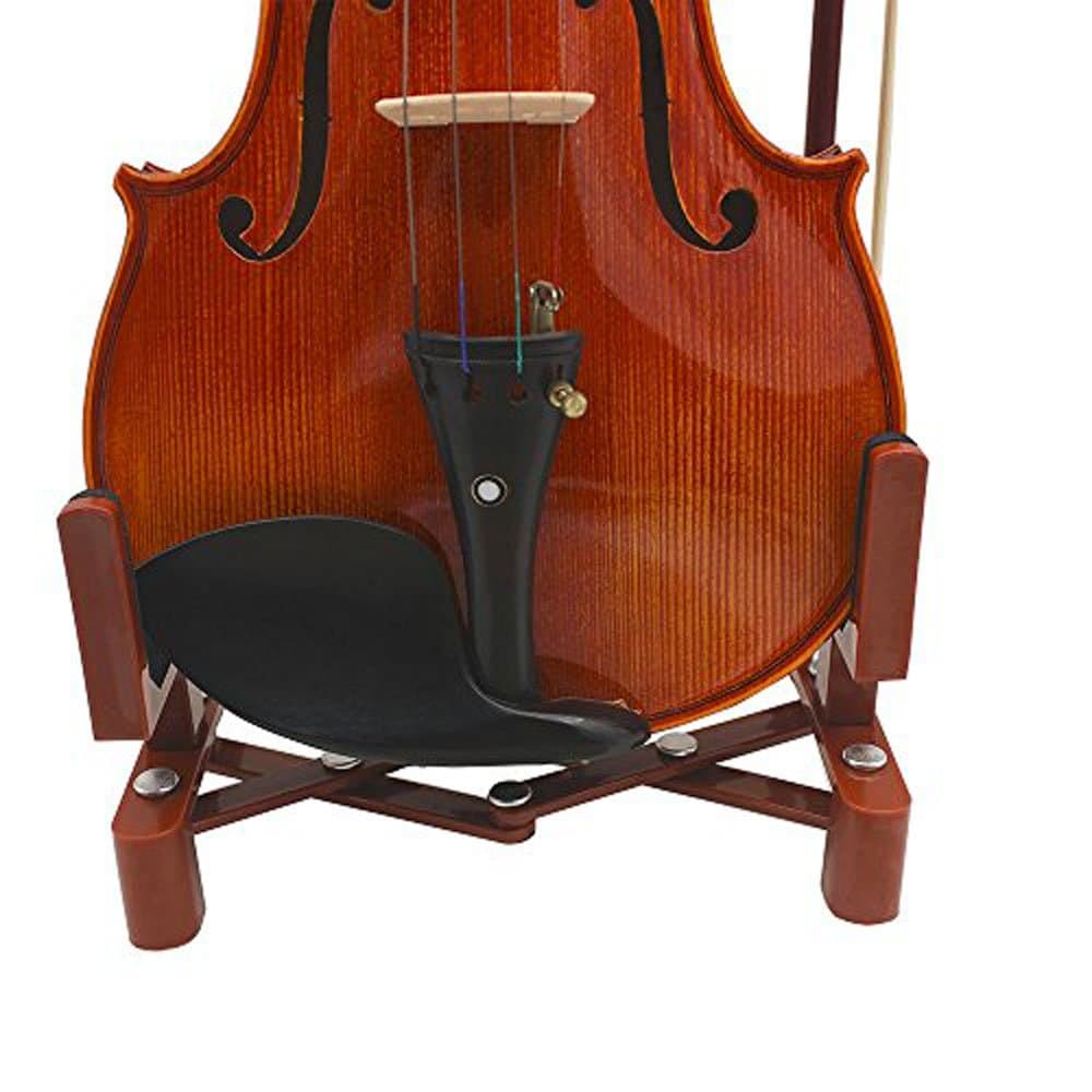 Like-it Musical Instrument Portable, Adjustable and Foldable Stand with Bow Holder for Violin