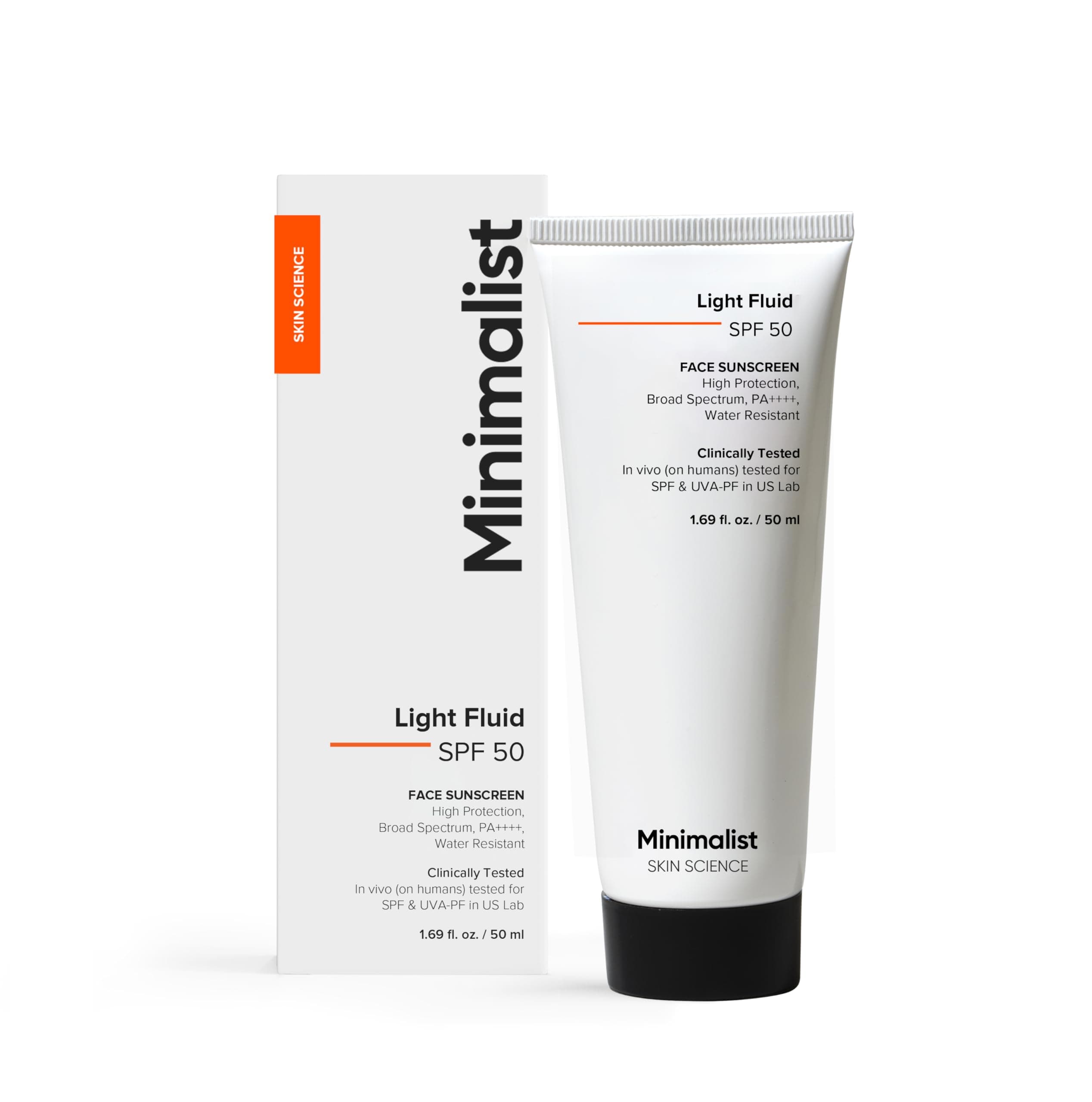 SPF 50 Light Fluid Sunscreen