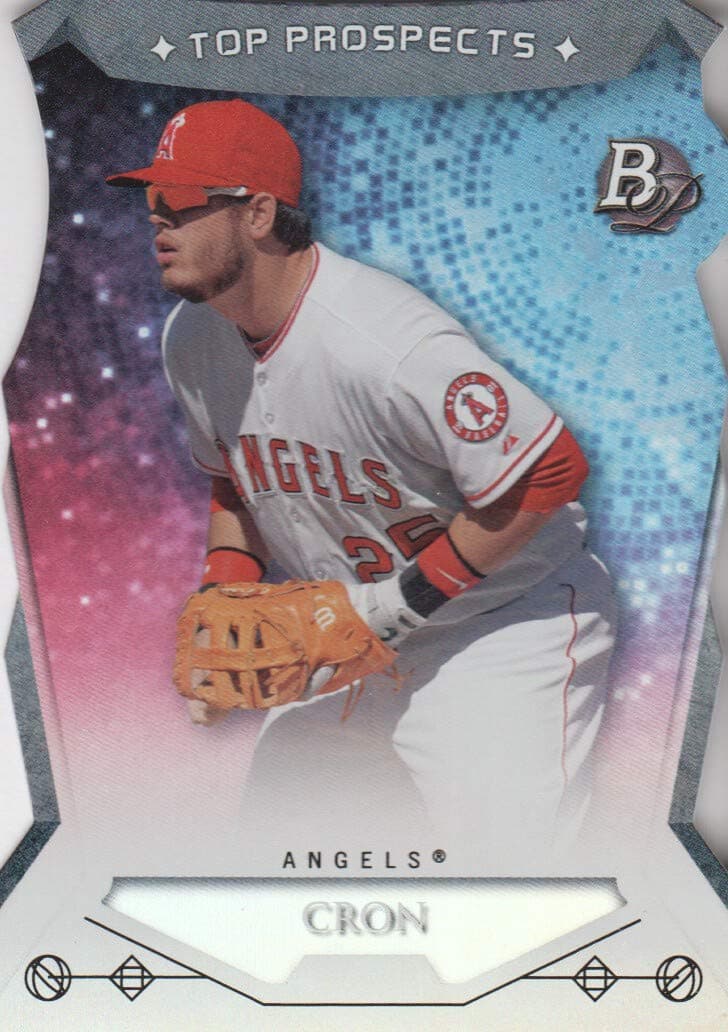 2014 Bowman Platinum Top Prospects Die Cuts #TP-CC C.J. Cron Angels