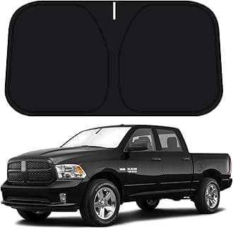 D-Lumina for 2009-2018 Dodge RAM 1500 Windshield Sun Shade, Front Window Sunshade Sun Visor Protector Fit Ram 1500 RegularCab QuadCab CrewCab MegaCab, Sun Shield Block UV Rays Heat
