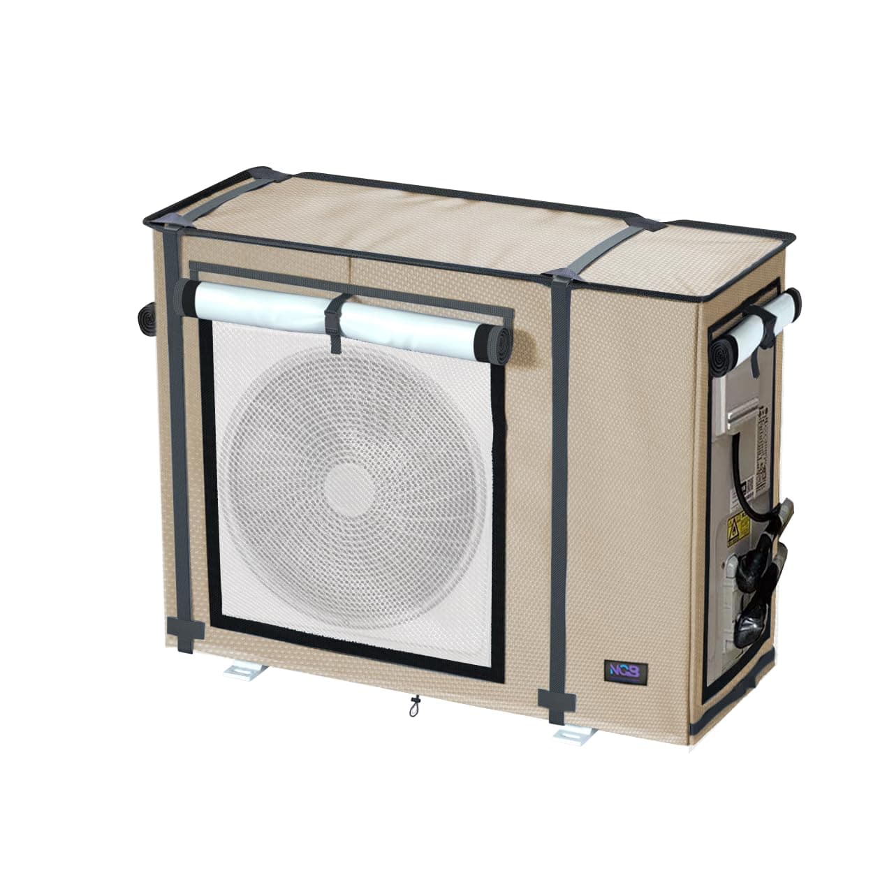 NGB Mini Split Cover for Air Conditioner, 32.3" L x 13.7" W x 24" H, AC Protector for 9000-12000 BTU