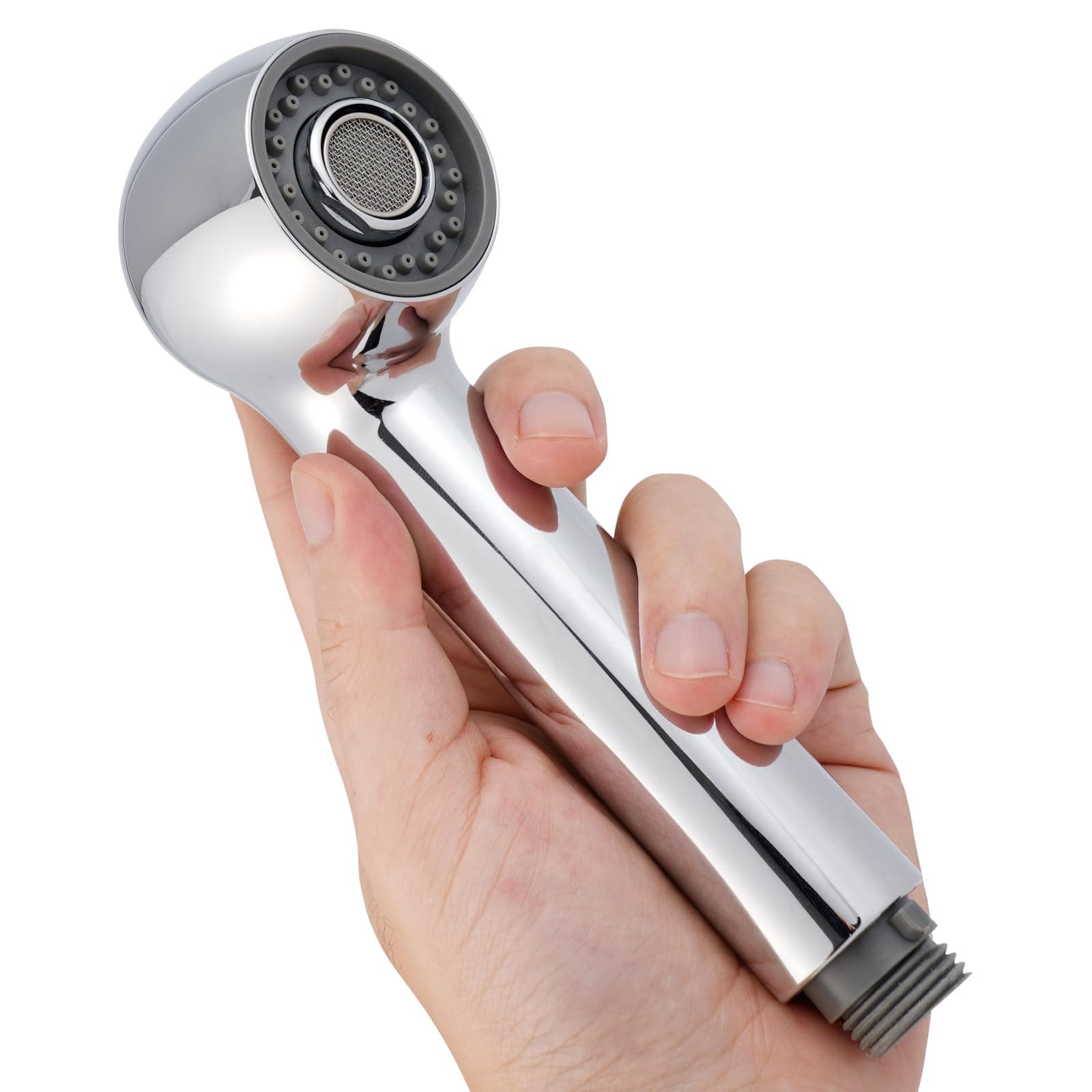 Pulldown Kitchen Sink Faucets with Sprayer Head, Chrome 2 Function 2 in 1 Bathroom Tap Sprayer Head, Replacement Part