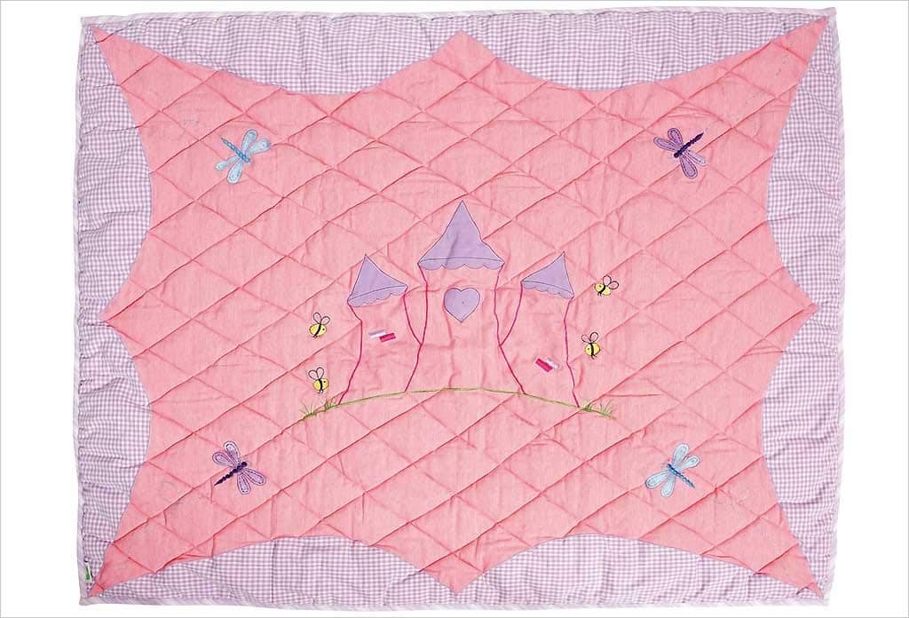 Win Green SMALL PRINCESS CASTLE FLOOR QUILT