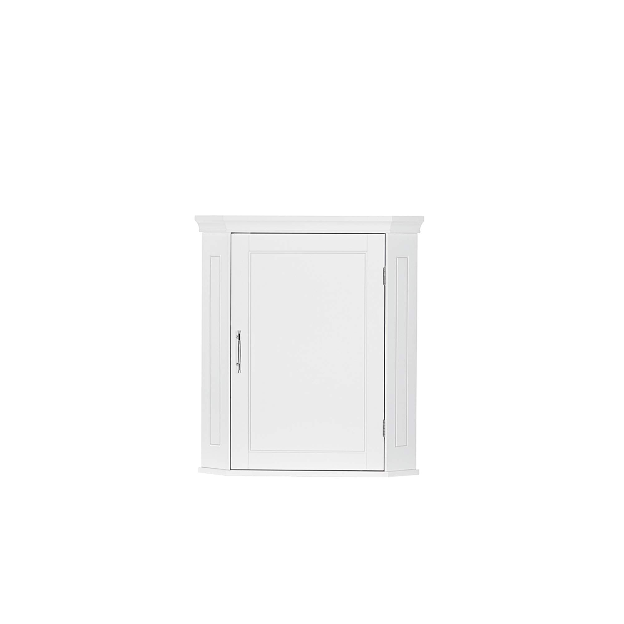 RiverRidge Somerset Corner Storage Wall Cabinet, White