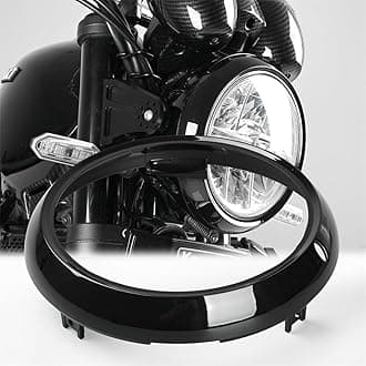 Fits for Kawasaki z900rs 2018-2024 Headlight Rim Plating W800 2020-2024 Headlamp rim fairing cover Z 900RS SE CAFE 2019 2021 2022 2023 Accessories (Gloss black)