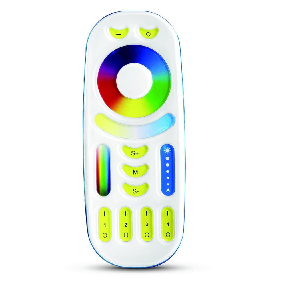 LGIDTECH FUT092 Milight 2.4G RF Wireless 4-Zone Remote Controller For Mi-Light RGB+CCT Wifi Led Light Bulb,Spotlight,Downlight,Flood Light,Led Strip Light Controller LS2 WL5 etc.