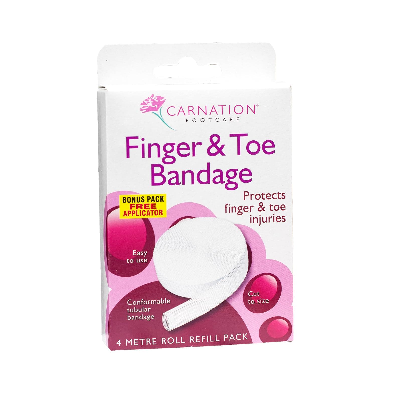 CARNATION Finger Toe Bandage, 4 meter
