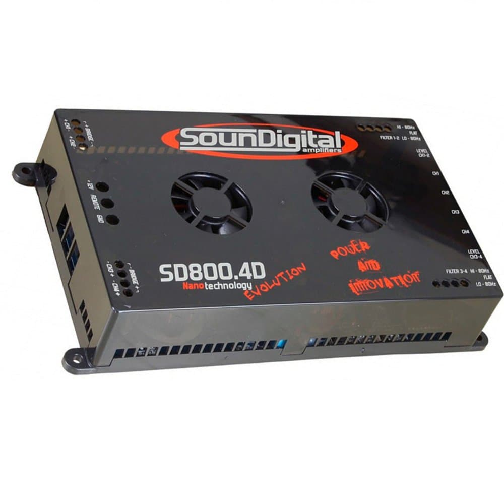 SD800EVO4OHM SOUND DIGITAL 800W, 4OHM, 4CHANNEL-Set of