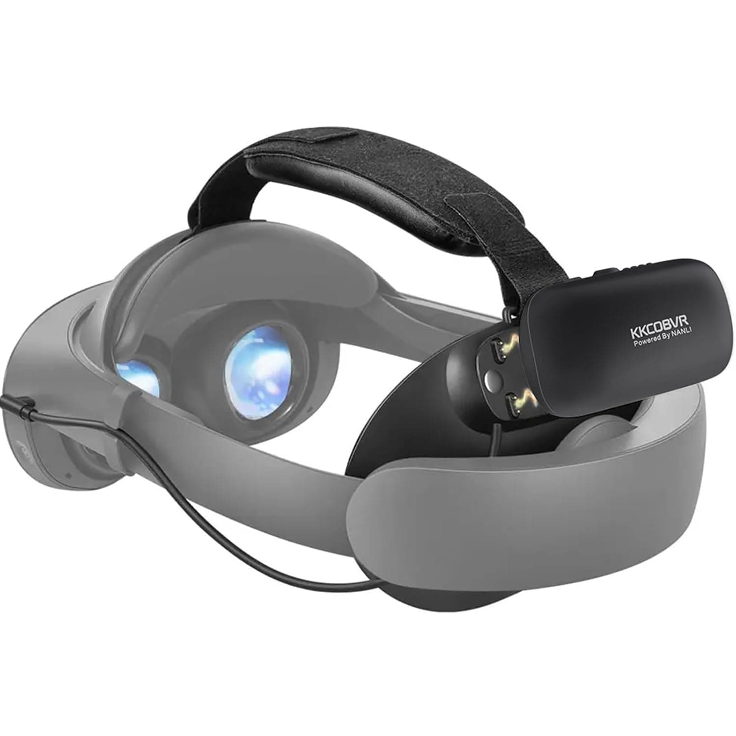 Battery Pack Head Strap with 10000mAh Compatible with Meta Quest Pro Accessories Charging Dock Increase the Use Time by 2-3H