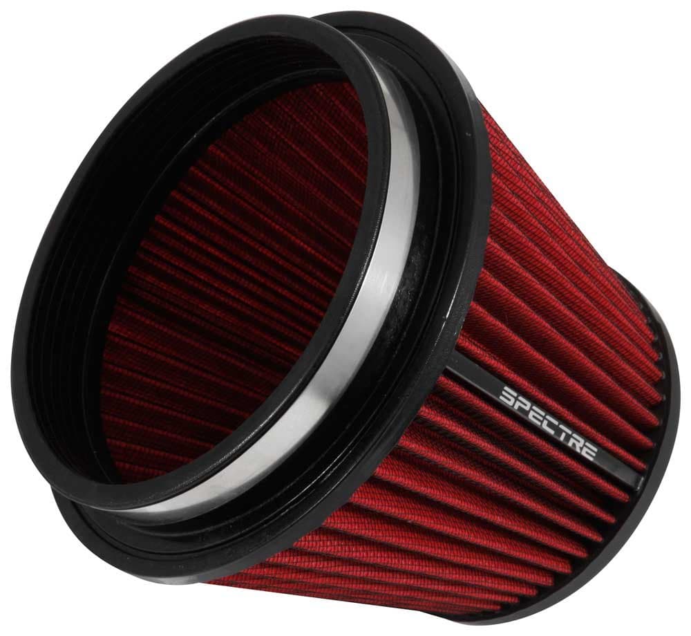 Universal Clamp-On Air Filter: High Performance, Washable Filter: Round Tapered; 6 in (152 mm) Flange ID; 6.219 in (158 mm) Height; 7.719 in (196 mm) Base; 5.219 in (133 mm) Top, SPE-HPR9886