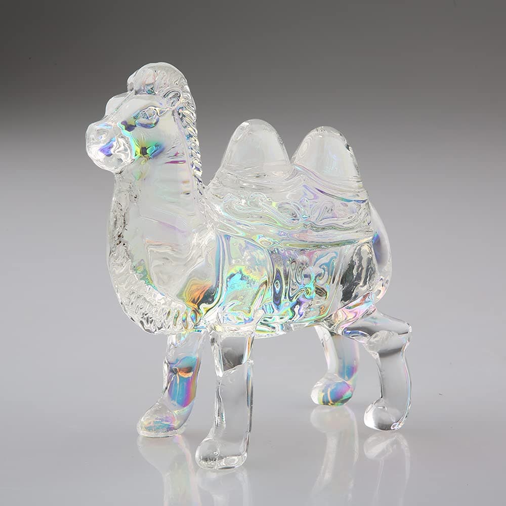 Camel Lover Gift,Crystal Camel Figurines Decor Ornament，Tiny Cute Camel Figurine Collectible，Desert Camel Decor Ornament,