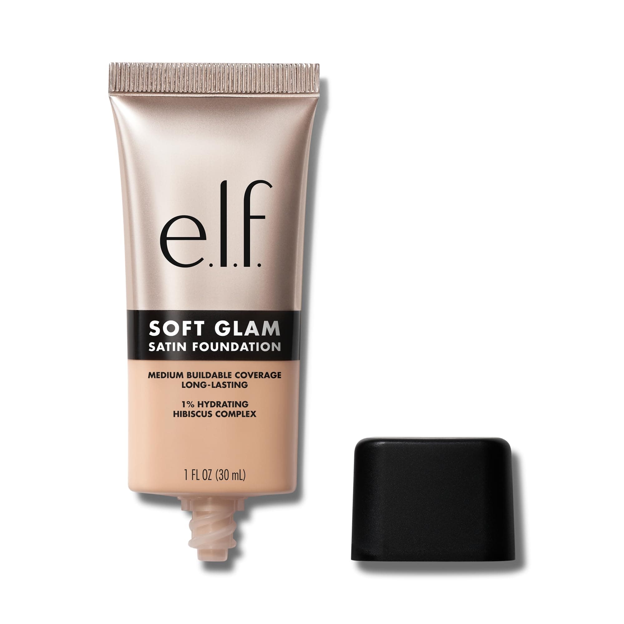 Soft Glam Foundation, Medium Coverage, Long-Lasting & Buildable Foundation For A Smooth, Satin Finish, Vegan & Cruelty-Free, 25 Light Neutral