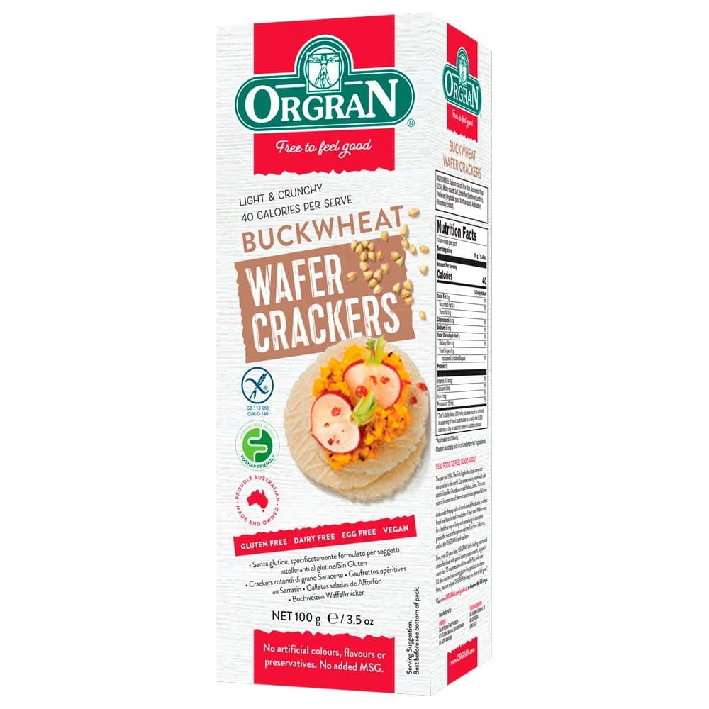 Orgran Buckwheat Wafer Crackers, 100g