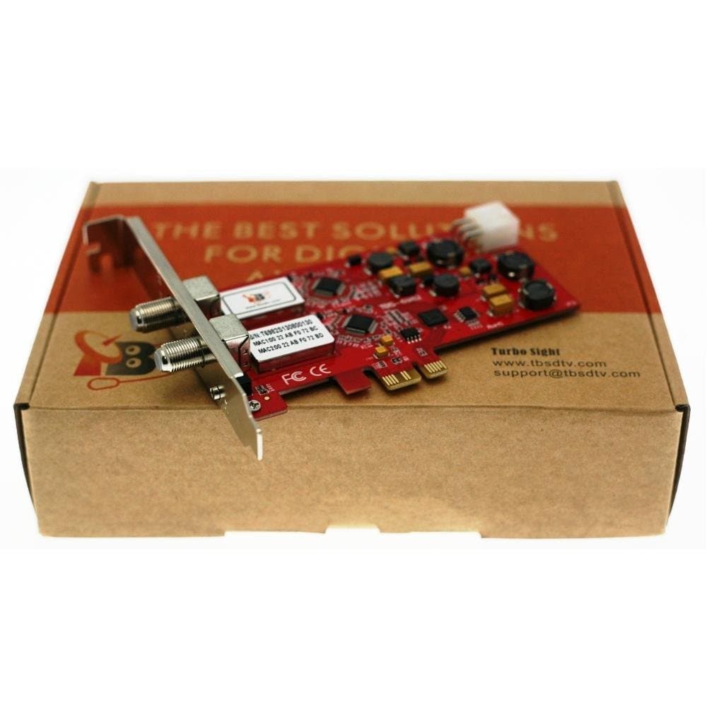 TBS6981 PCI-E DVB S2 HD Dual Tuner Card