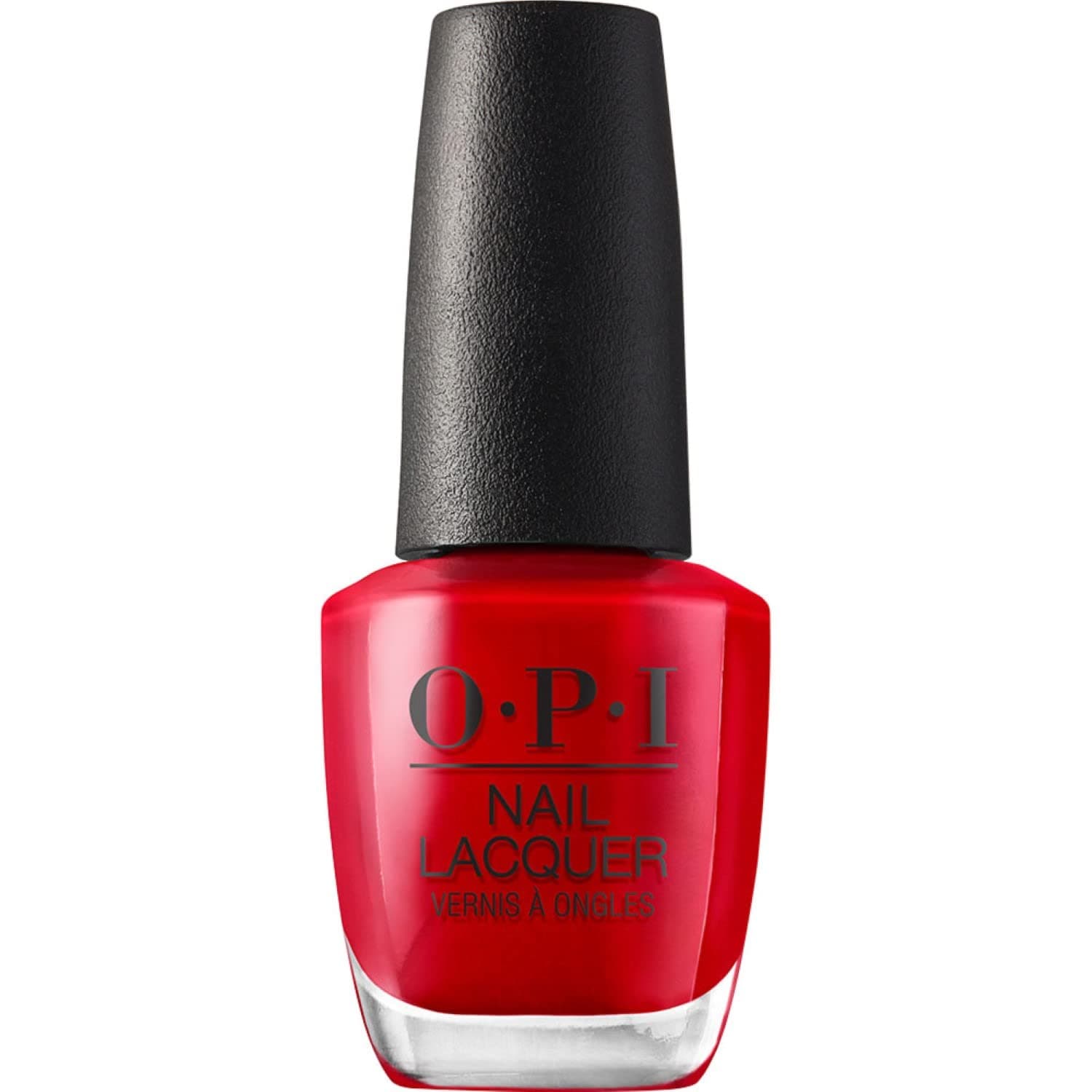 O.P.I Nail Lacquer | Big Apple Red | 15 ml | Long-Lasting, Glossy Nail Polish | Fast Drying, Chip Resistant