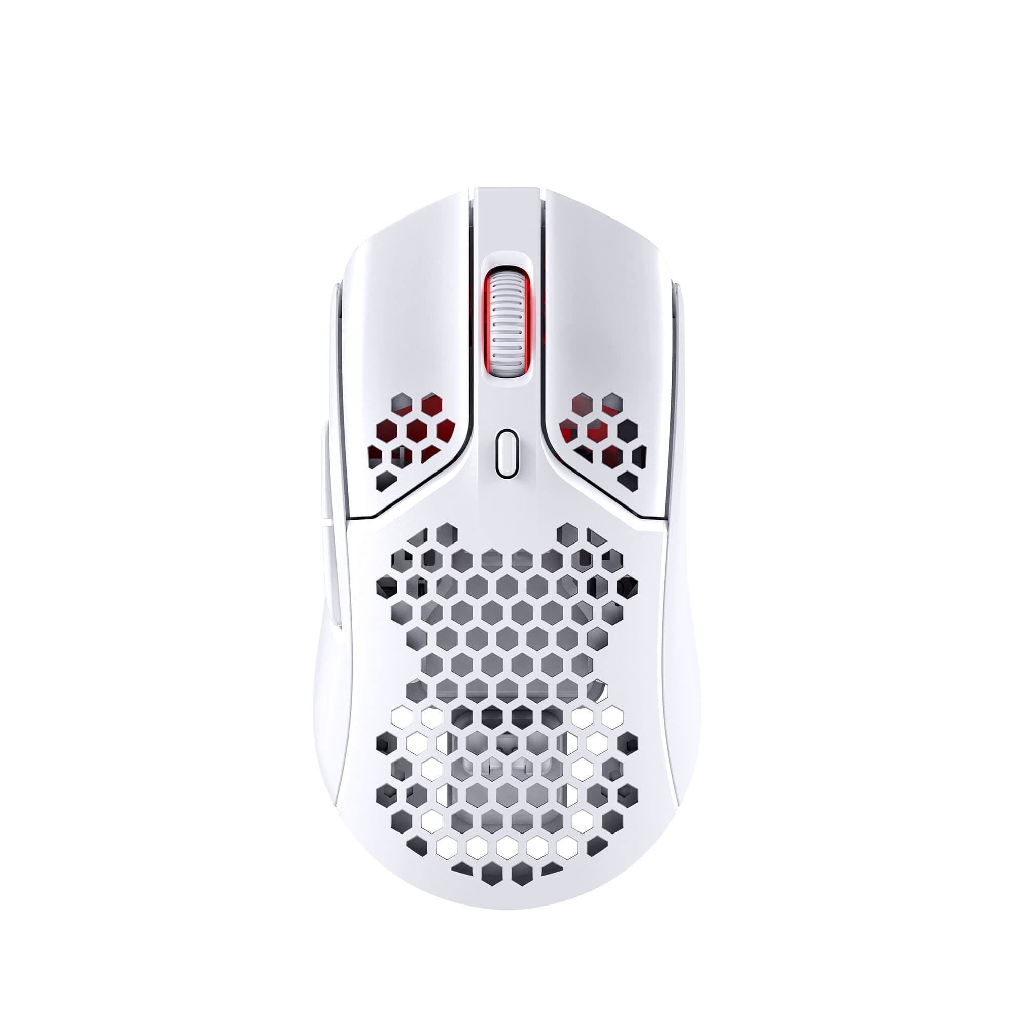 HyperX 4P5D8AA Pulsefire Haste Wireless Gaming Mouse for Gamers Ultra Light Hex Shell Design 62g White