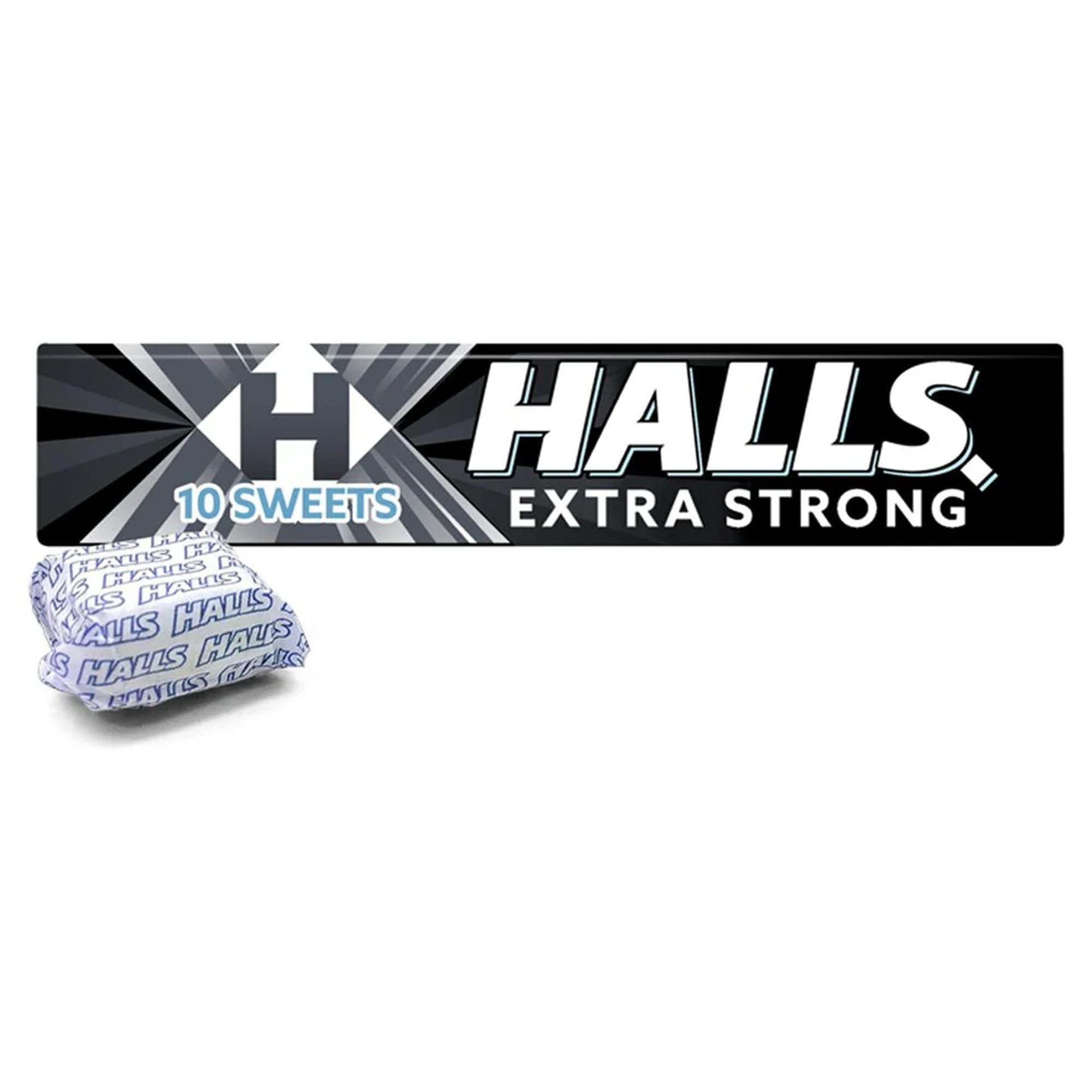 HALLS Extra Strong Clearing Menthol Action Sweets 33.5g