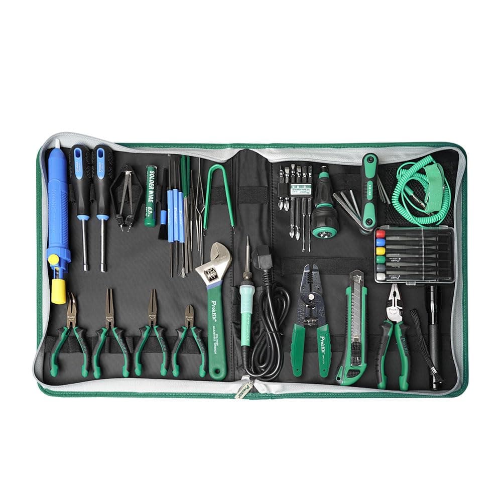 Pro'sKit PK-2002H Technician's Tool Kit Electronic/Electrical Advanced Home Appliances Maintenance Electronic Troubleshooting DIY Repair Job(PK-2002H), GT-PK-2002H