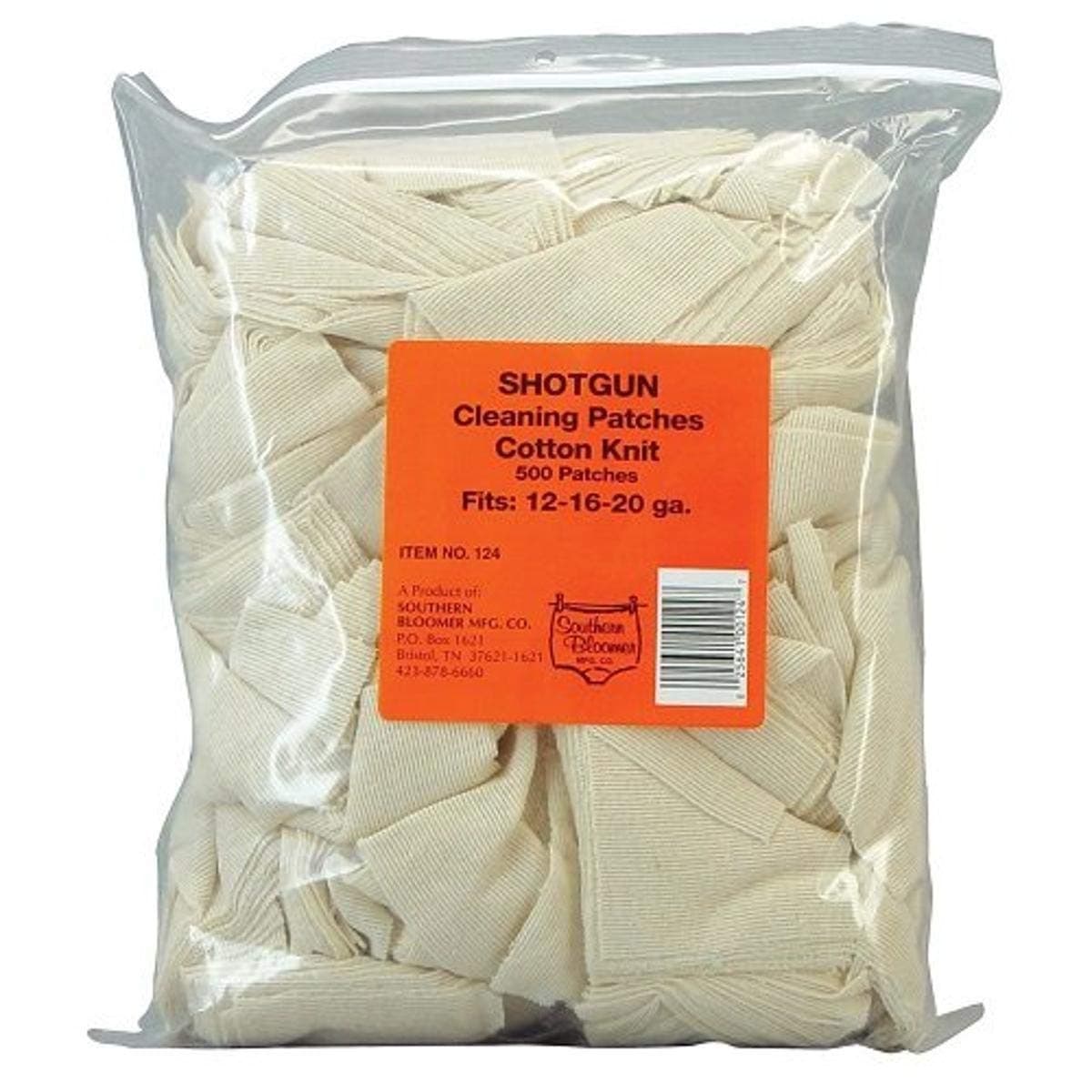 Shotgun Cotton Patch 3X3” 500/bag, White