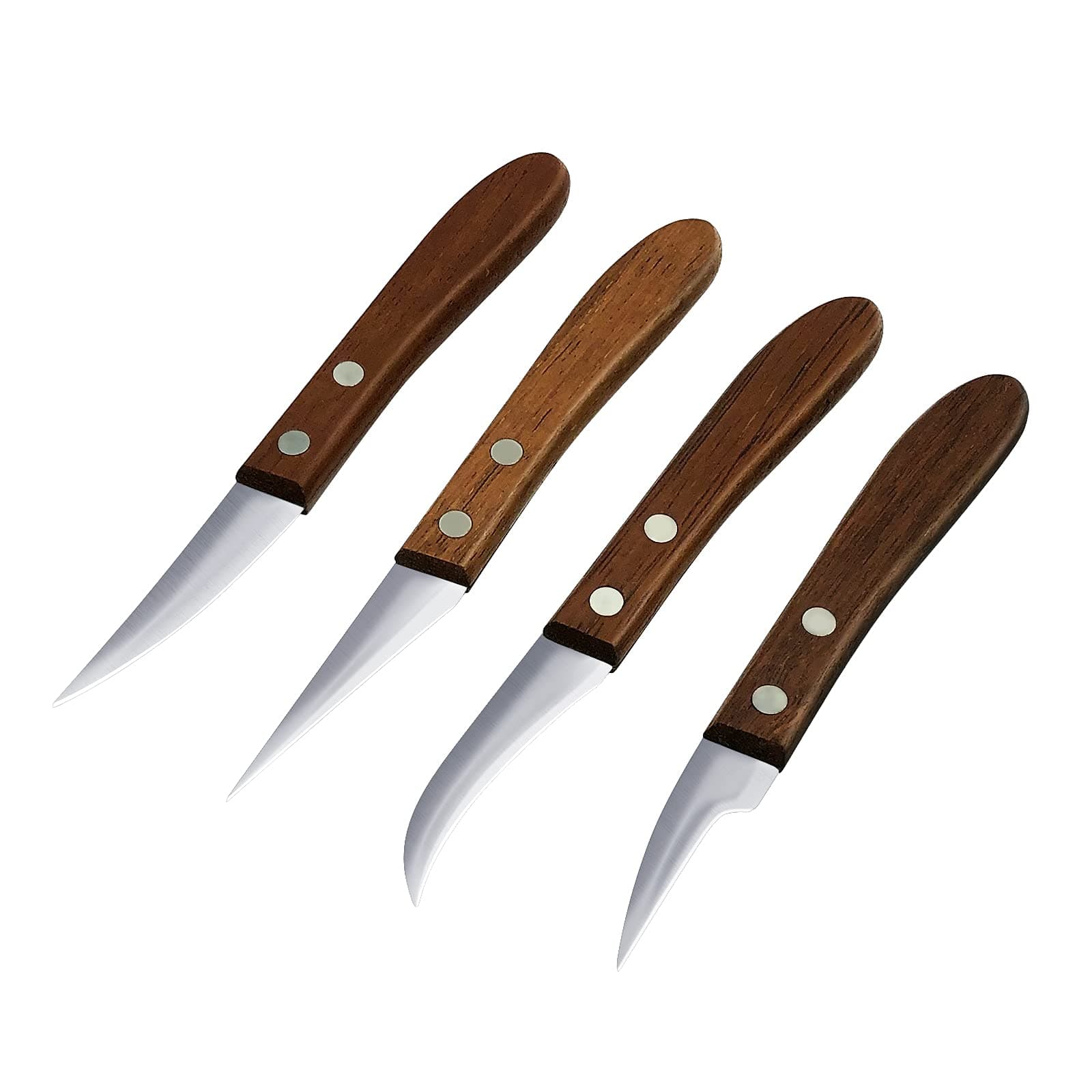 4 Pieces Kitchen Tool Vegetable DIY Carving Knives Professional Chef Knife Sharp Well Food Fruit Paring Knife