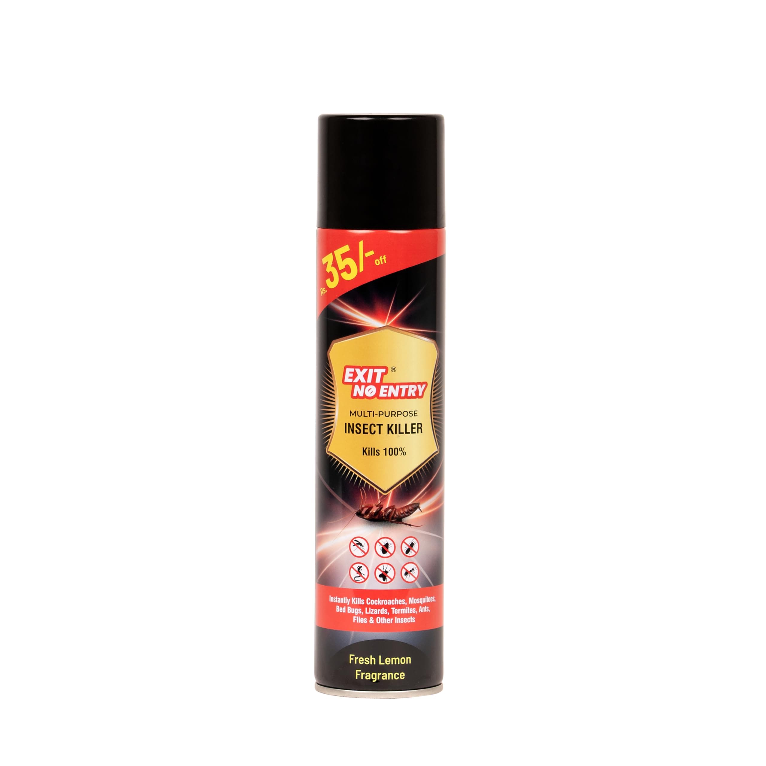 Multipurpose Insect Killer Spray - 320ml | Cockroaches, Bed-Bugs, Insects, Termites and Mosquito Repellent Spray | With Pleasant Fresh Lime Fragrance