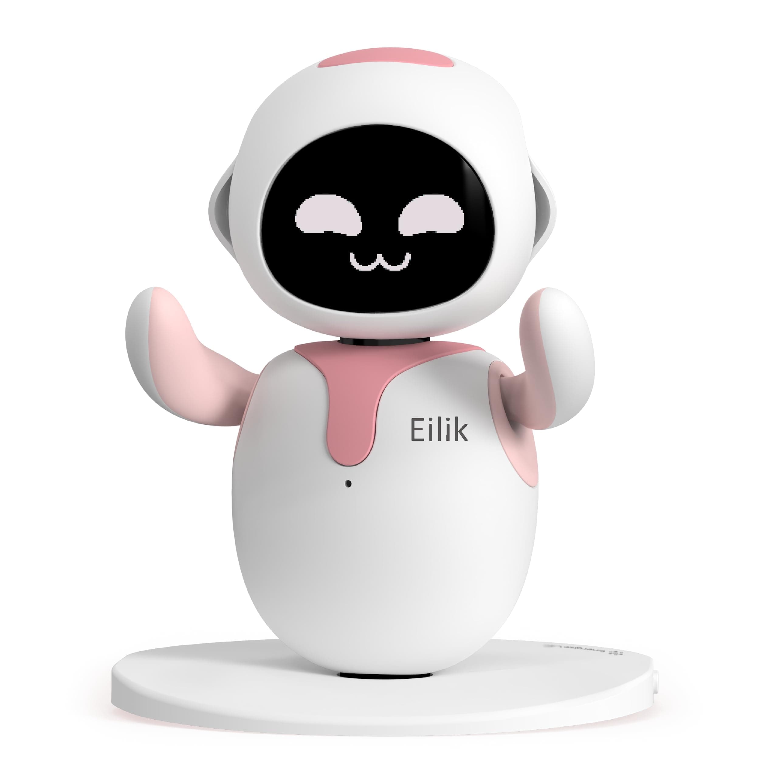 Eilik Pink - Touch Interactive Toys, Cute Robot Pets with Abundant Emotions. Idle Animations&Mini-Games, Unique Gift for Girls & Boys. Support Update.