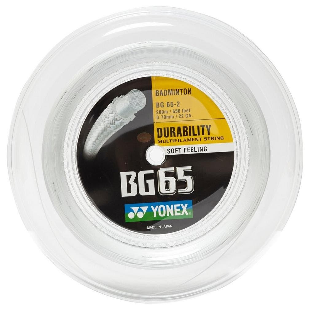 BG-65 White Badminton String in Reel