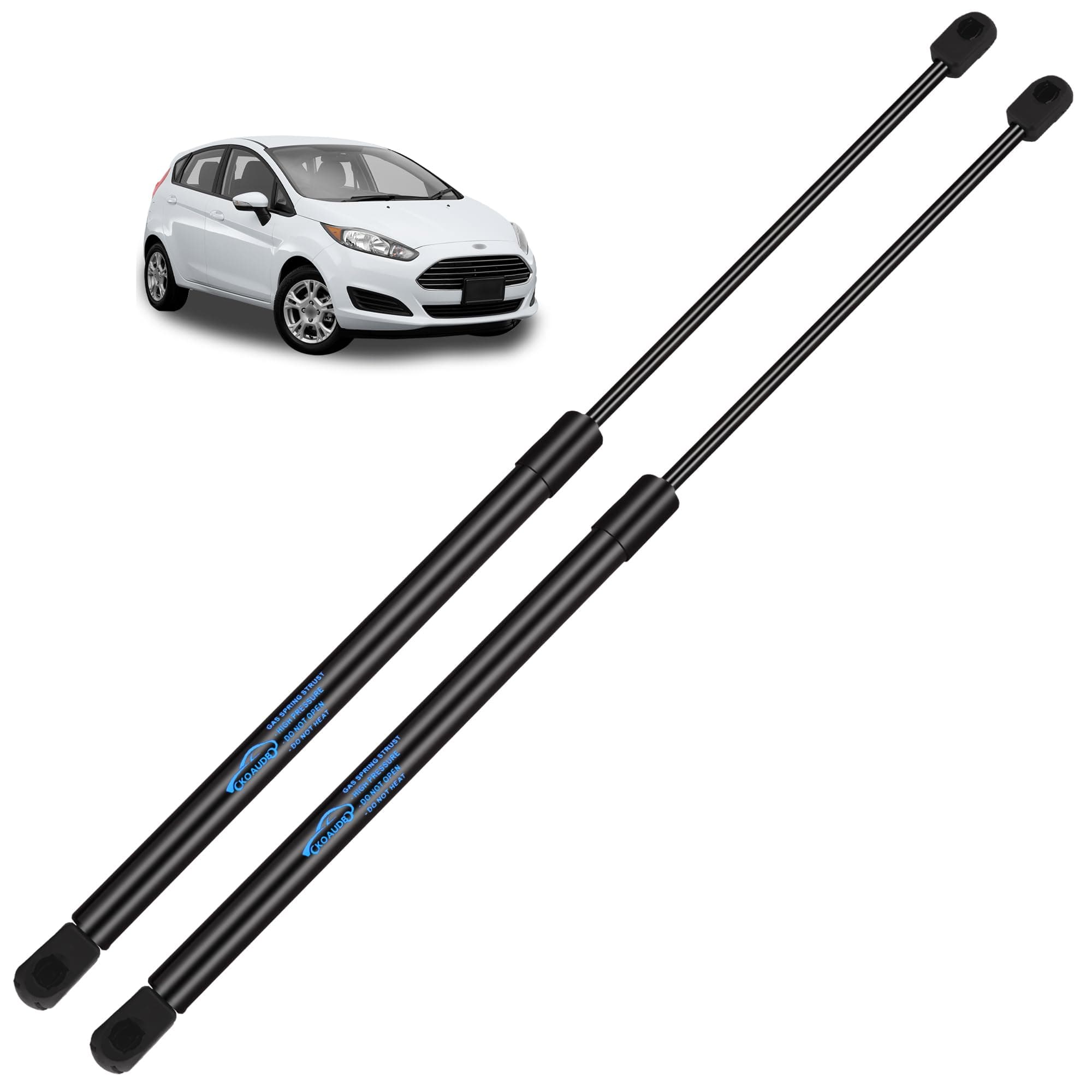 2Pcs Boot Struts for Ford Fiesta MK7 2008-2017 Rear Tailgate Boot Gas Struts Lift Support System Gas Strut Heavy Duty Car Gas Struts Rear Tailgate Boot Replace #8A61A406A10AB, 8A61 A406A10 AC