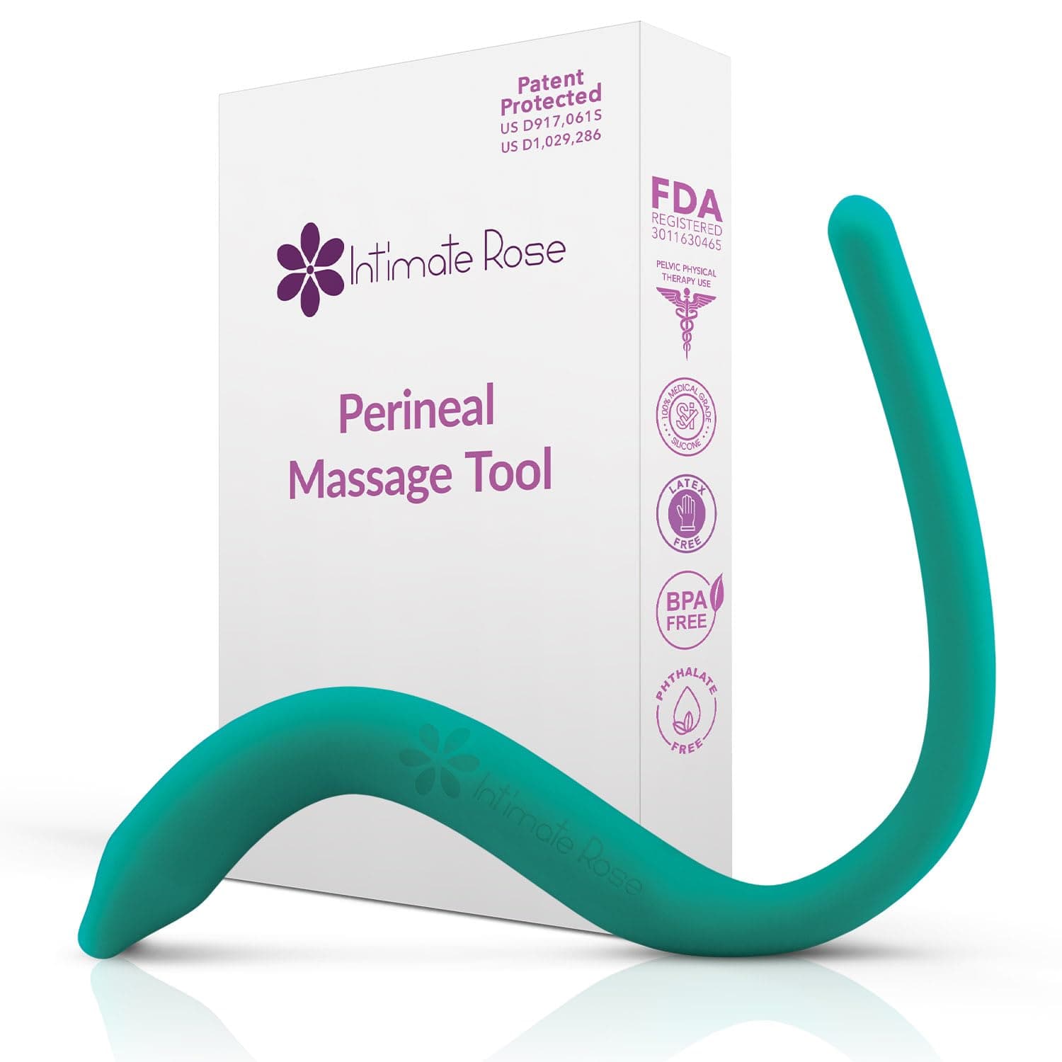 【Perineal Massage Tool with 10 Vibration Modes】Designed for Maternity and Baby Maternity Necessities - For Pregnancy, Preparation, Pregnancy / Late Pregnancy - Maternity Must Have by Intimate Rose