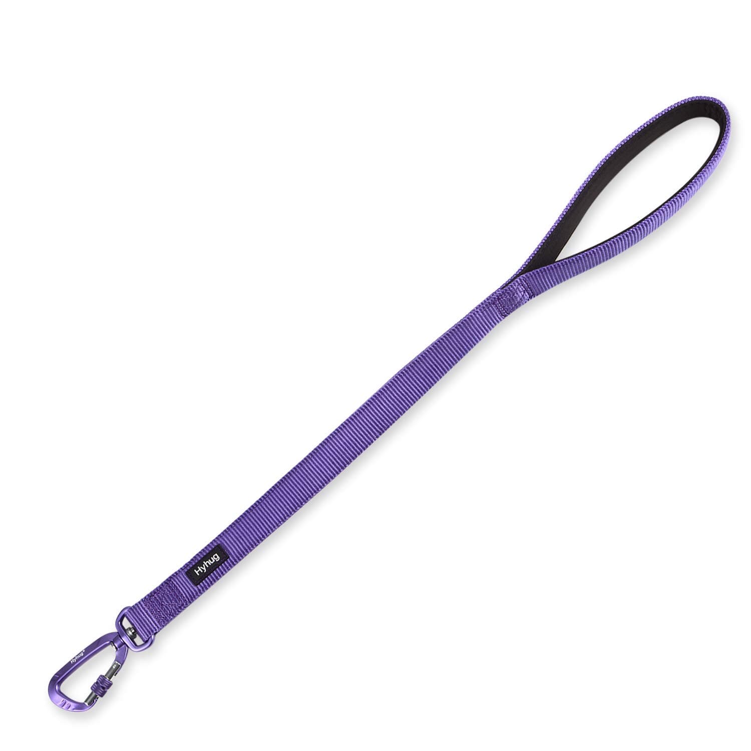 HyhugImproved Durable Nylon Leash, Soft Impact Resistant Handle, Suitable for Daily Walking and Training of Medium and Large Dogs. (24 Inch, Ultraviolet Light)
