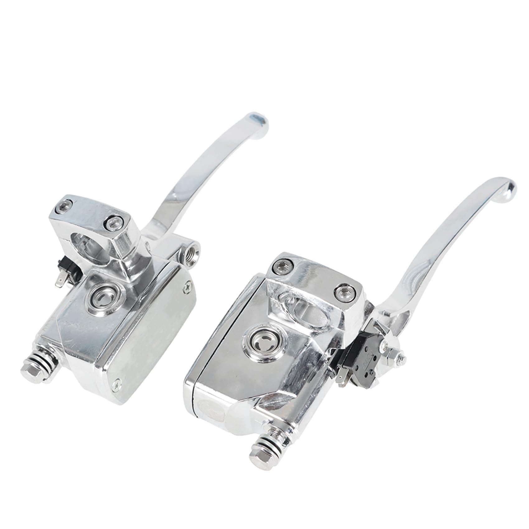 labwork 1 25mm Right and Left Set Universal Motorcycle Handlebar Hydraulic Brake and Clutch Master Cylinder