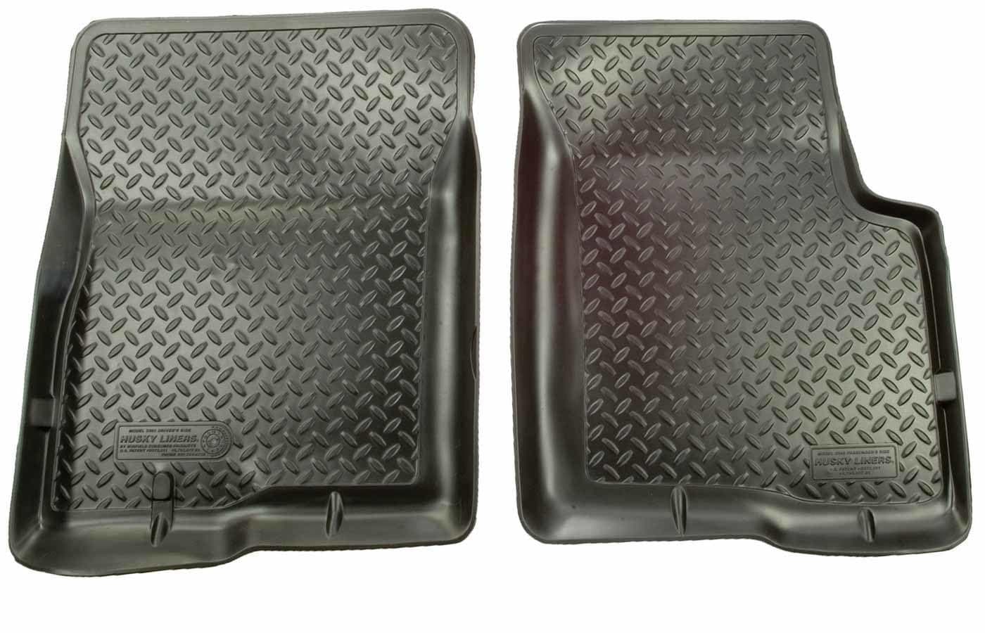 Husky Liners Classic Style Series | 1997-2014 Ford E-150 & E-250, 1999-2022 E-350, 2003-2022 E - 450 | Front Floor Liners, Black | 33251