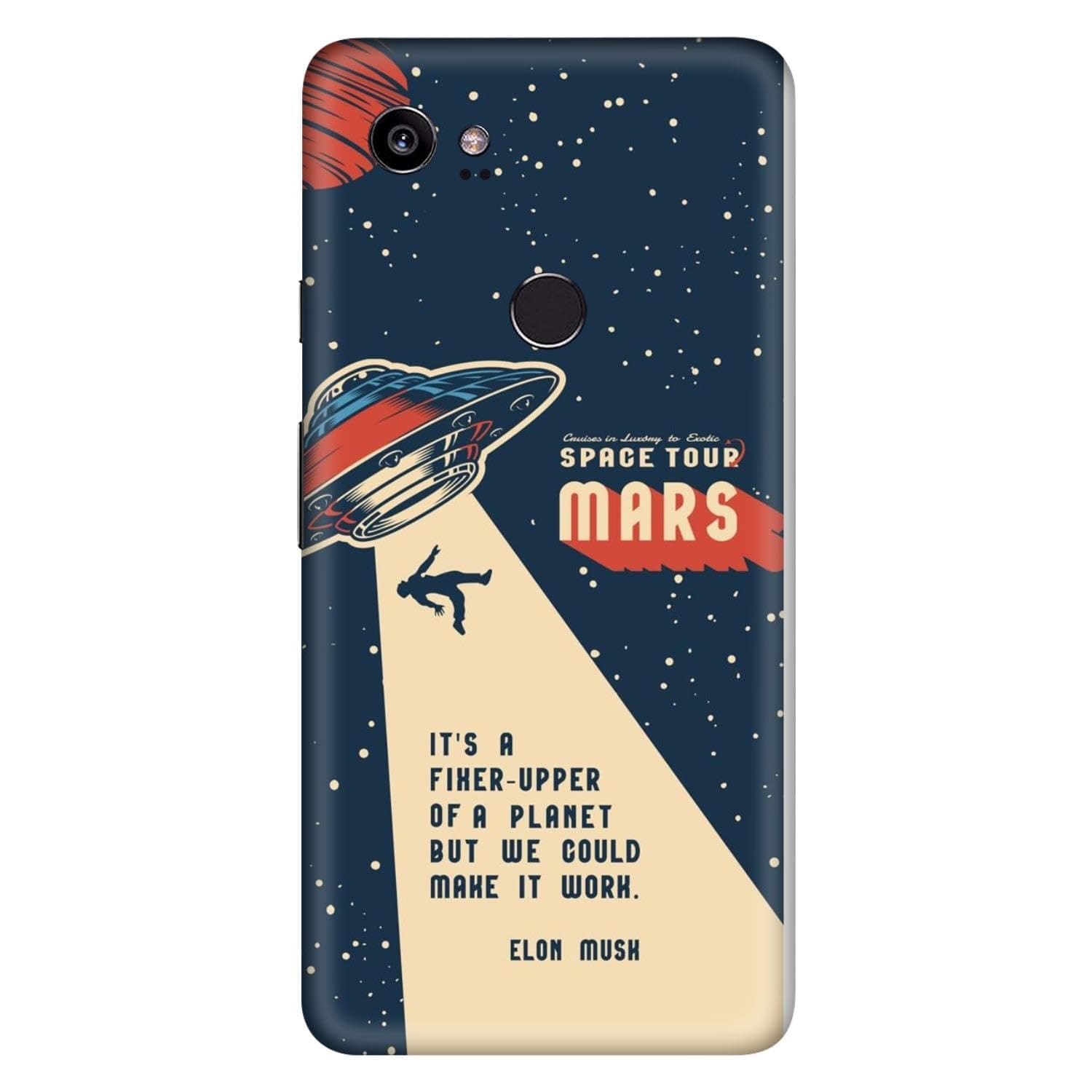 WRAP CRAFT Mobile Skins Compatible with Google Pixel 2 XL (Not Back Cover) Scratchless Back & Camera Protection Skins for Google Pixel 2 XL ; Google Pixel 2 XL -DP-194