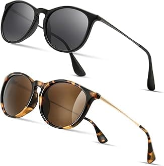 Premium Vintage Round Sunglasses for Women Men Classic Retro Trendy Style