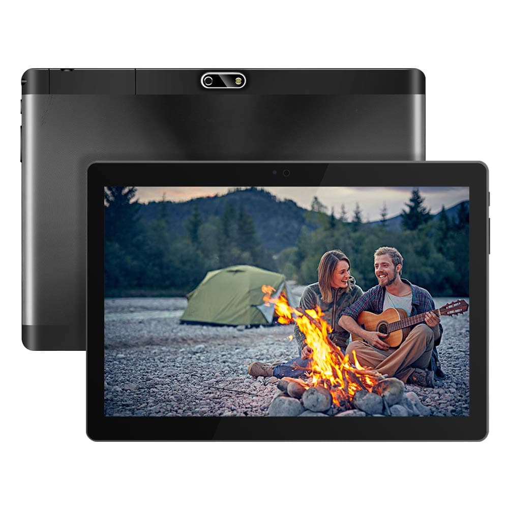 Quad Core Android Tablet having 16GB Memory 1GB RAM with Dual Camera (2MP and 5MP) and Dual SIM Slots WiFi (3G) Bluetooth 4.0 GPS Phone Function (1280x800)