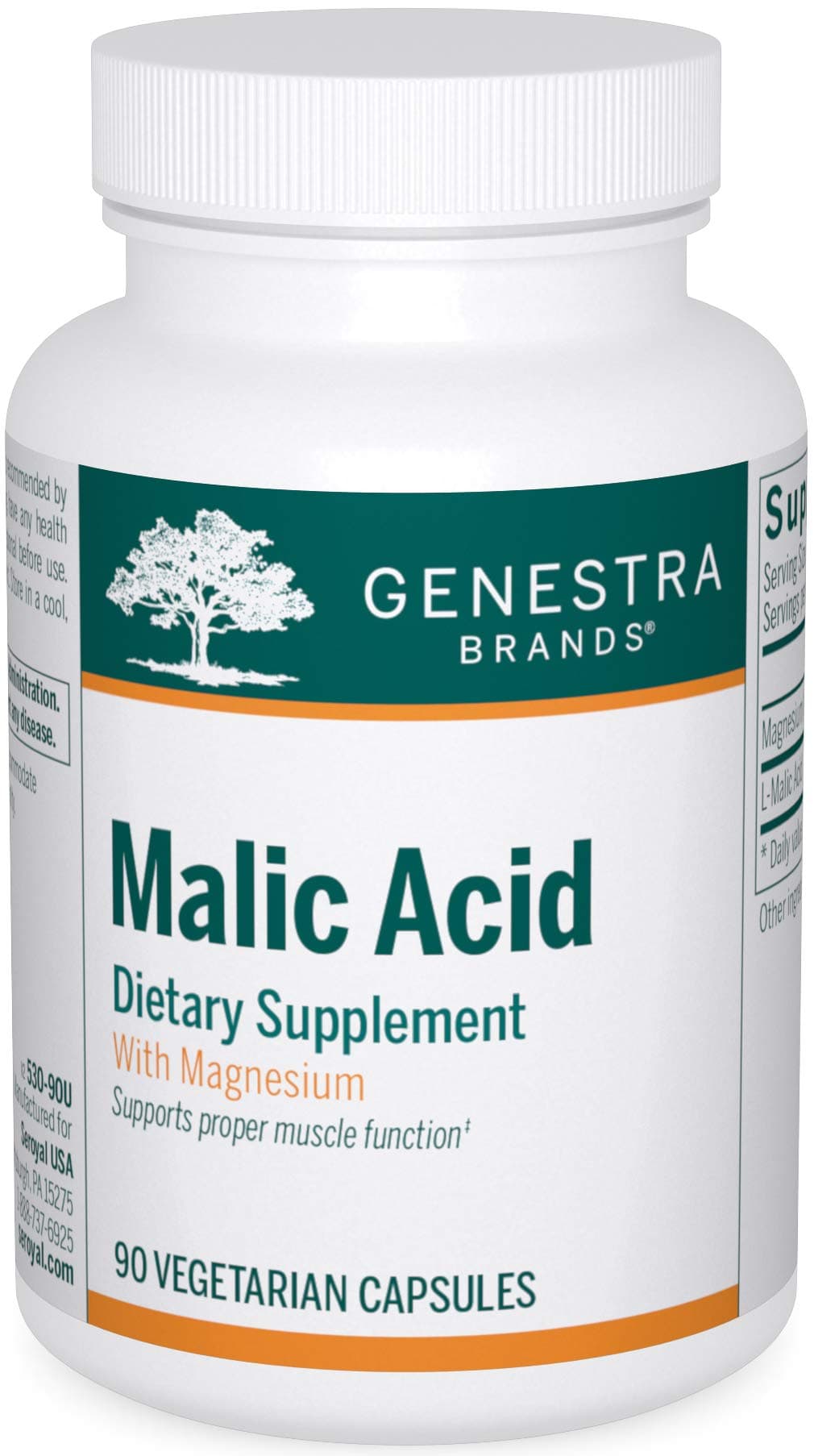 Genestra Brands Malic Acid | Muscle Function Support | 90 Capsules