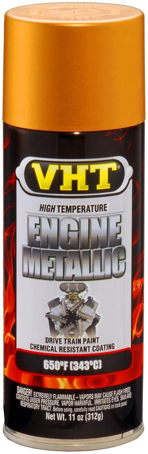 VHT SP404 Engine Metallic Gold Flake Paint Can - 11 oz.