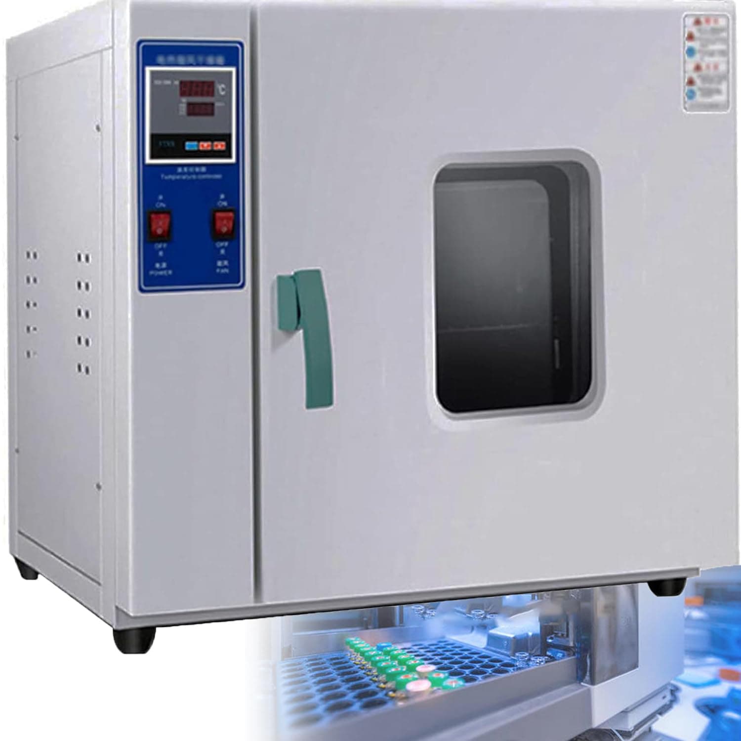 Constant Temperature Blast Drying Oven for Laboratory/Industrial,Lab Forced Air Convection Drying Oven with Intelligent Digital Display Temperature Controller,Lab Thermostatic Incubator Oven,46L