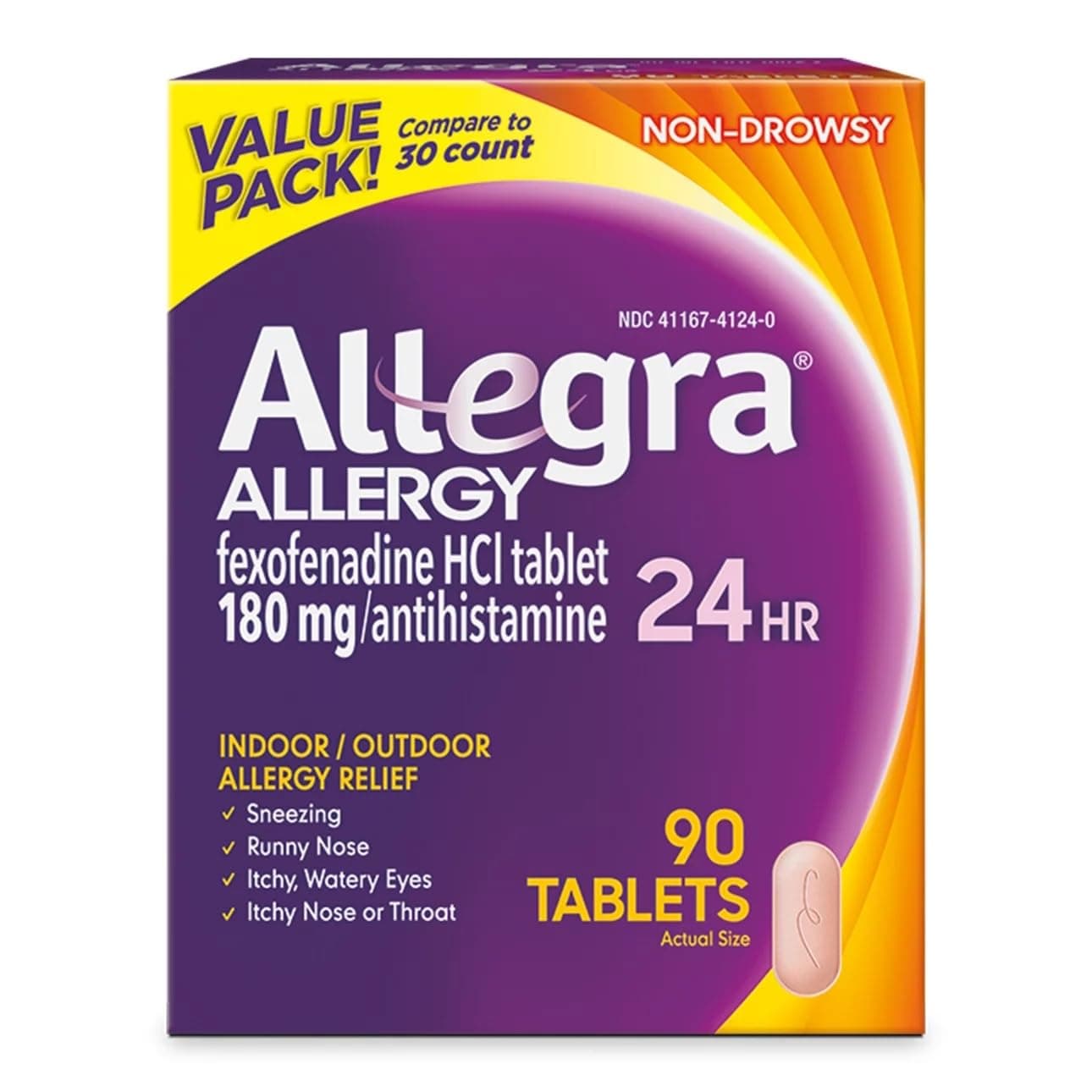 AllegraAllergy, 90 Tablets