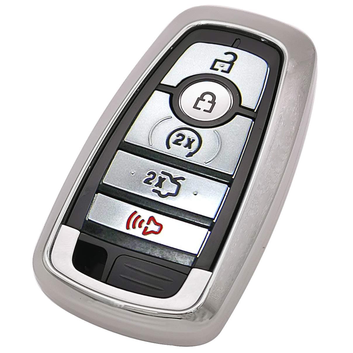 Soft TPU Key Fob Cover Case Remote Jacket for 2017 2018 2019 2020 2021 2022 2023 2024 Ford Bronco Fusion Edge Mustang F150 F250 F350 F450 F550 Explorer Expedition Ecosport Raptor Lincoln Nautilus