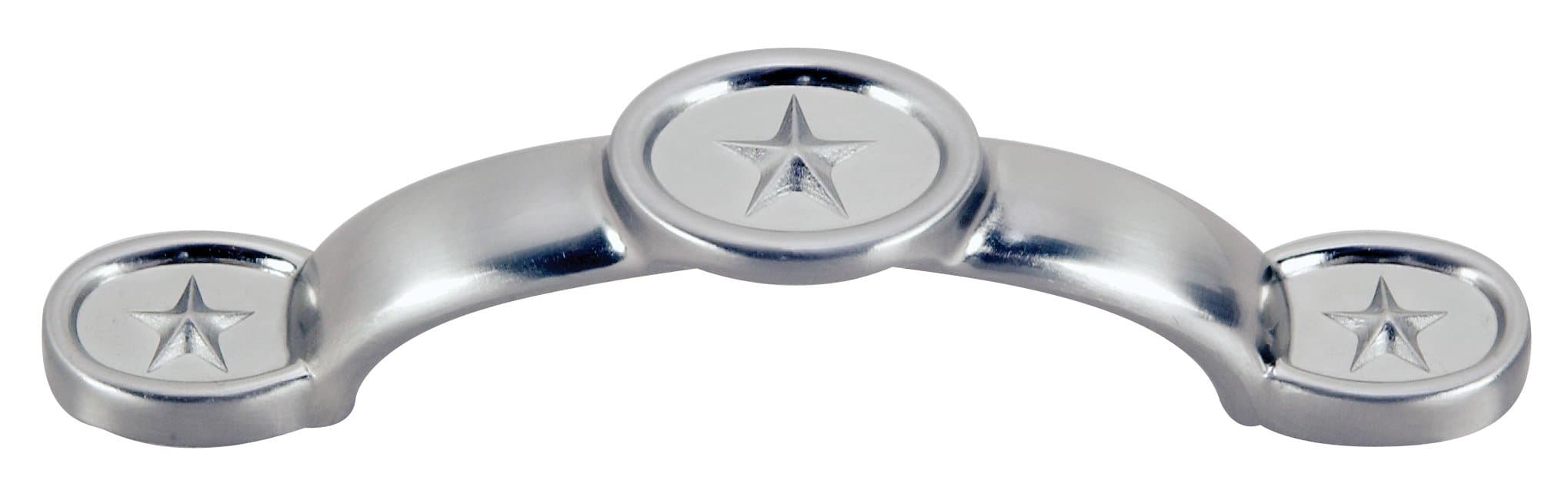 Hardware House 64-4385 Texas Star Style Cabinet Pull, Satin Nickel