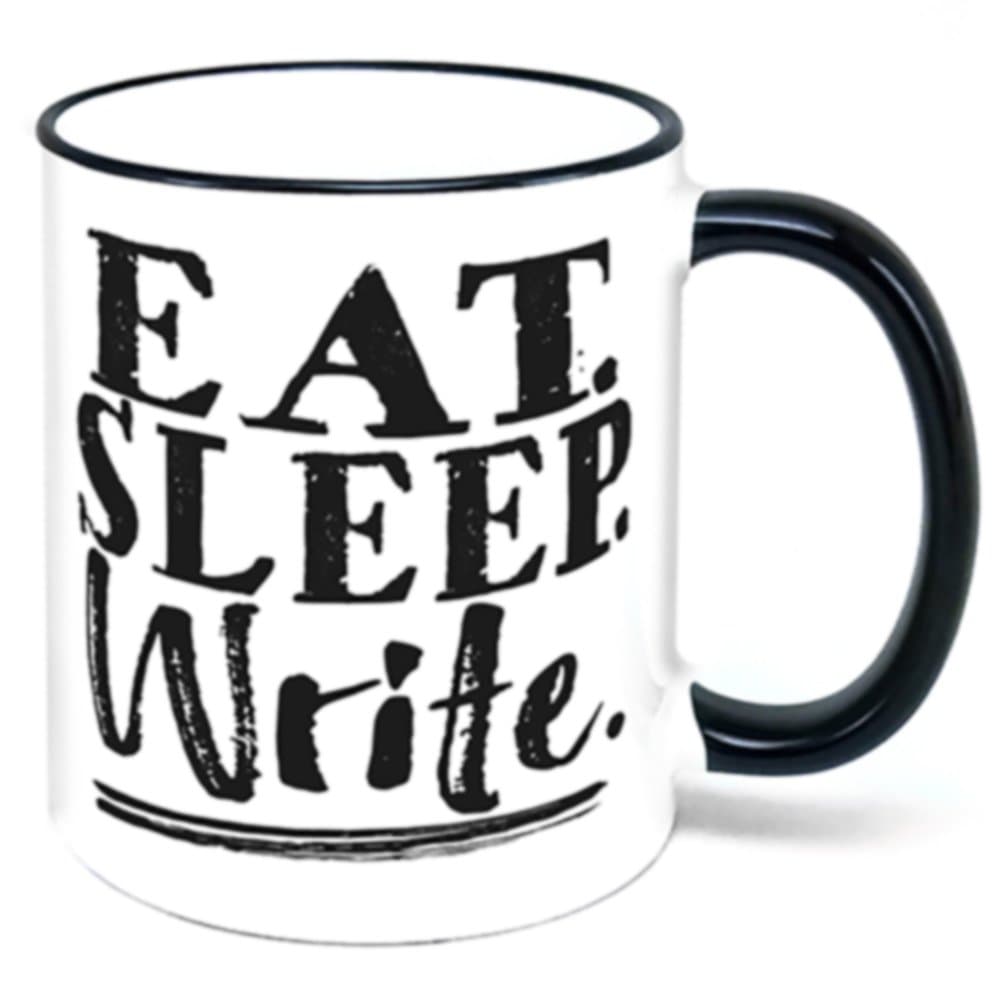 Eat Sleep Write Coffee Mug writer author gift