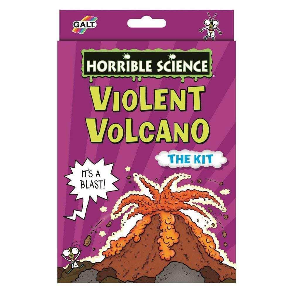Violent Volcano -Horrible Science Kit -Interactive, Fun Experiments Set and Science Kit for Kids - Make a Volcano Kit for Kids and Watch your Volcano Erupt - For Boys and Girls Ages 8 Years Plus